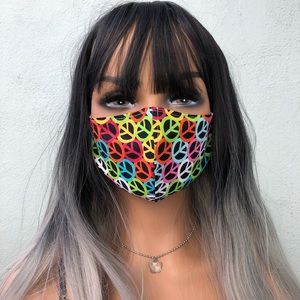 Beautiful Unique Handmade Masks ✨ Peace symbol ☮️ ✌🏼